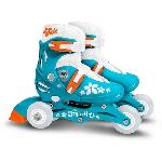 Roller In Line Patins en ligne 2-en-1 - DISNEY - STITCH - 3 roues - Taille 27-30
