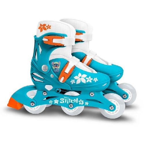 Roller In Line Patins en ligne 2-en-1 - DISNEY - STITCH - 3 roues - Taille 27-30