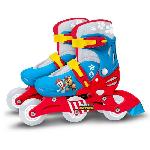 Roller In Line Patins en Ligne two in one - PAW PATROL - PAT PATROUILLE - 3 Roues - Tri skate et Roller in lin - Ajustable taille 27-30