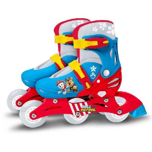 Roller In Line Patins en Ligne two in one - PAW PATROL - PAT PATROUILLE - 3 Roues - Tri skate et Roller in lin - Ajustable taille 27-30