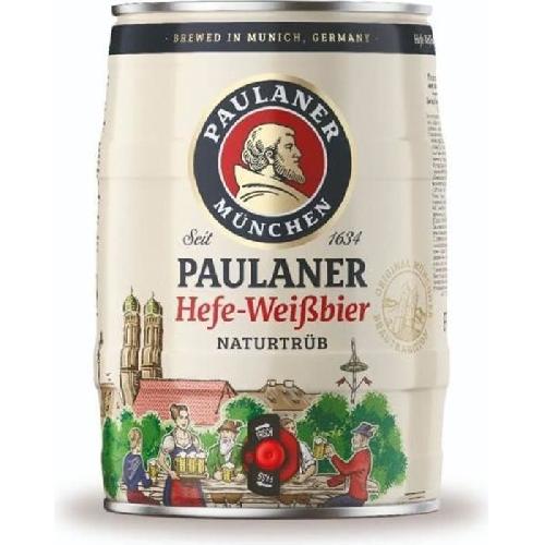 Paulaner Hefe-Weiss - Biere blanche - Fut de 5L