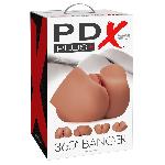 Masturbateurs PDX Plus Torso-Masturbateur 360o Banger foncee