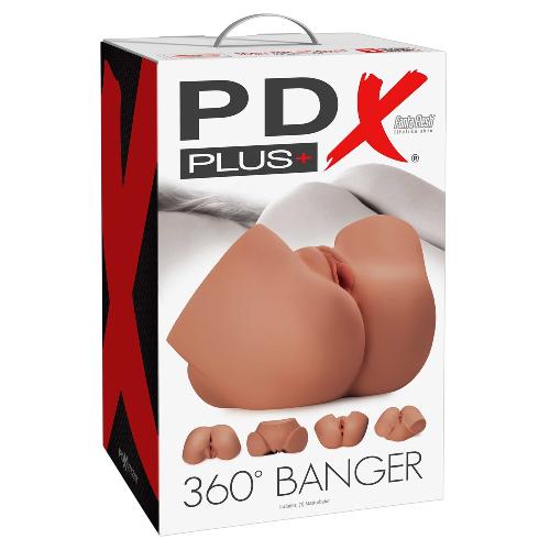 Masturbateurs PDX Plus Torso-Masturbateur 360o Banger foncee