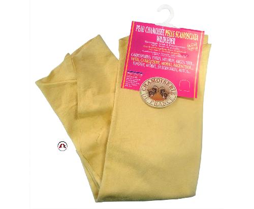Eponge - Peau De Chamois - Microfibre - Chiffon Peau de chamois naturelle 450 - 41.71 dm2 - 76x51cm x5 - Theo