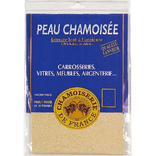 Eponge - Peau De Chamois - Microfibre - Chiffon Peau de chamois naturelle 450 - 41.71 dm2 - 76x51cm x5 - Theo