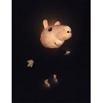 Peluche Pecluhe lumineuse naturelle PEPPA PIG - Jemini - environ 25 cm - fonctionne sans pile