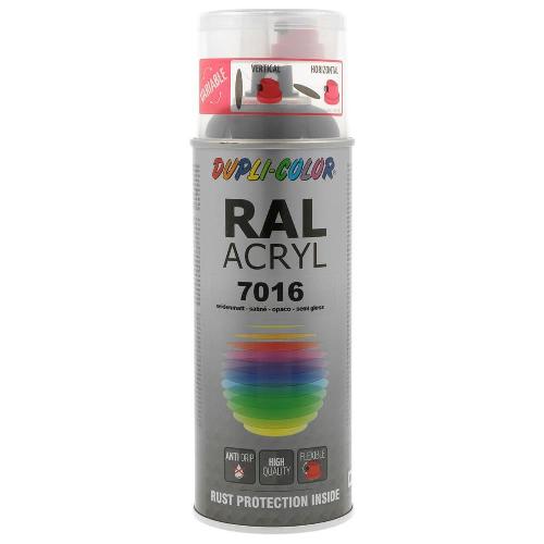 Peinture Auto Peinture Acryl Ral7016 Satine 400 Ml Dupli Color Gris anthracite