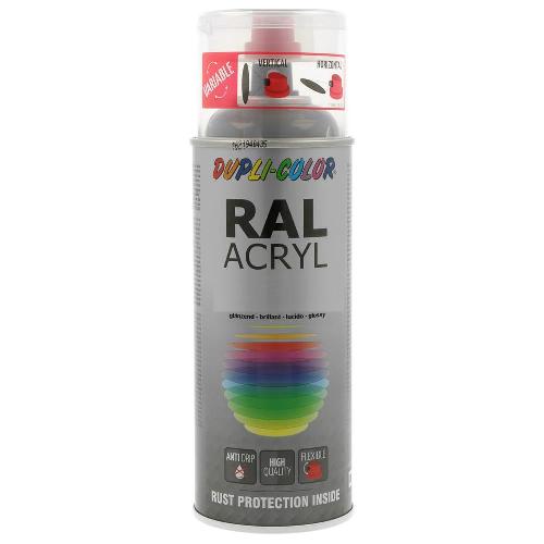 Peinture Auto Peinture Acrylique Ral 9011 Noir Graphite Satine. 400 Ml Dupli Color