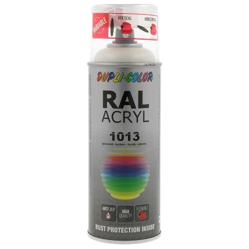 Peinture Auto Peinture Acrylique Ral1013 Blanc Perle Brillant 400 Ml Dupli Color