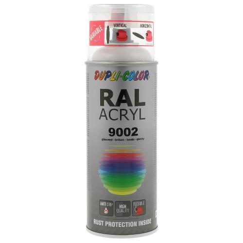 Peinture Auto Peinture Acrylique Ral9002 Blanc Gris Brillant 400 Ml Dupli Color