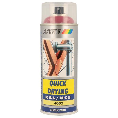 Peinture Auto Peinture Aerosol Acryl Ral4002 Motip 400ml Violet rouge