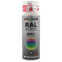 Peinture Auto Peinture Acrylique Ral9001 Brillant 400 Ml Dupli Color Blanc Creme