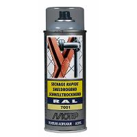 Peinture Auto Peinture argent brillant MOTIP RAL7001 400ml -aerosol- Gris argent