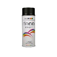 Peinture Auto Peinture Deco Ral9005 Mat Spray 400ml Motip Noir fonce