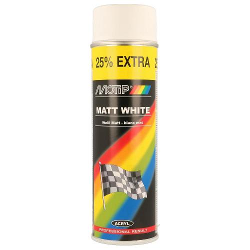 Peinture Auto Peinture Blanche Mat Motip 4000 Series 500 Ml