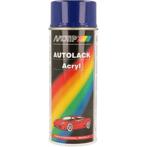 Peinture Auto Peinture bleu brillant MOTIP RAL5003 400ml Bleu saphir