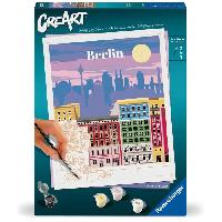 Peinture CreArt 24x30 cm Berlin. Adulte. Peinture par numéros. 25521. Ravensburger