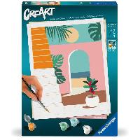 Peinture CreArt 24x30 cm Vacation Mode. Adulte. Peinture par numéros. 25524. Ravensburger