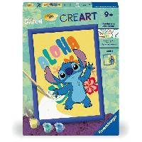 Peinture CreArt Kids 18x24cm Stitch. Kit de peinture par numéros Numéro d'Art. Des 7 ans. 25844. Ravensburger
