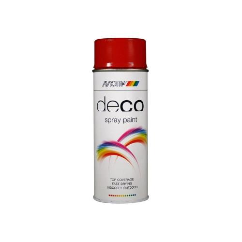 Peinture Auto Peinture Deco Ral 3000 Rouge Feu Brillant Spray 400ml Motip