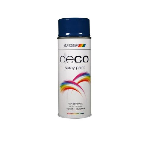 Peinture Auto Peinture Deco Ral5010 Bleu Gentiane Brillant Spray 400ml Motip Bleu gentiane
