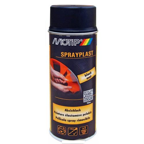 Peinture Auto Peinture elastomere pelable noir mat 400ml