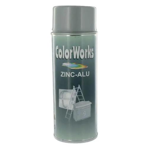 Peinture Auto Peinture Galvanisante Zinc Alu Spray 400ml Colorworks