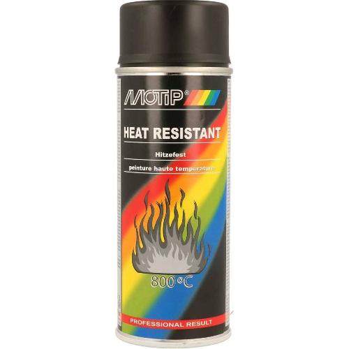 Peinture Auto Peinture haute temperature noir 400ml 800 degres