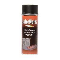 Peinture Haute Temperature Noire 400ml Colorworks