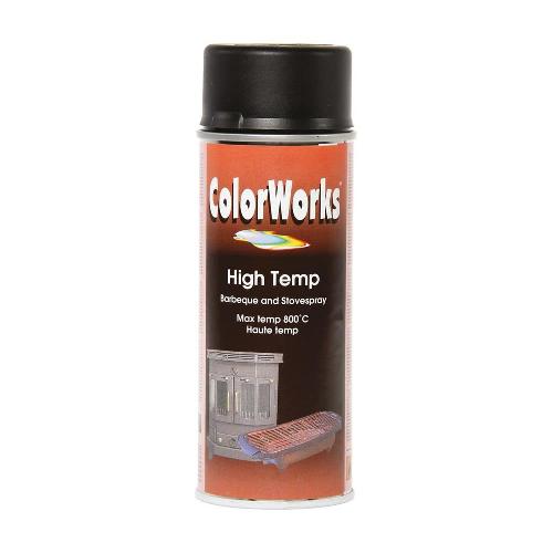 Peinture Auto Peinture Haute Temperature Noire 400ml Colorworks