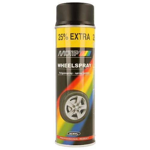 Peinture Auto Peinture Noir Mat Pour Jantes Motip 4000 Series 500 Ml