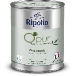 Peinture O'PUR murs. boiseries et radiateurs - RIPOLIN - 472827 - Gris souris - Satin veloute - 2 L