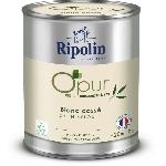 Peinture - Vernis - Traitement (lasure - Effets Decoratifs) Peinture O'PUR murs. boiseries & radiateurs - RIPOLIN - 472823 - Blanc cassé - Satin veloute - 2 L