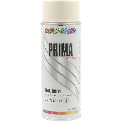 Peinture Auto Peinture Prima Ral9001 Blanc Creme Brillant 400ml Dupli Color