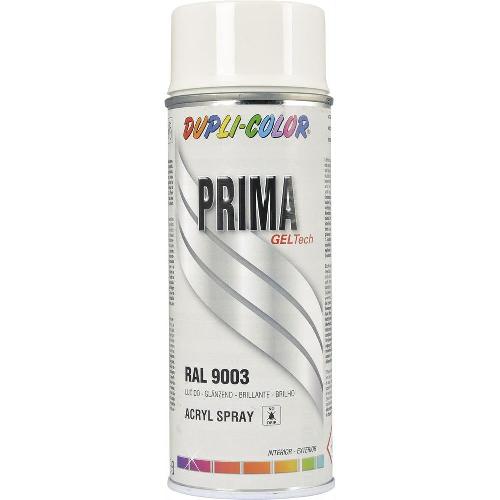 Peinture Auto Peinture Prima Ral9003 Blanc Signal Brillant 400ml Dupli Color Blanc de securite