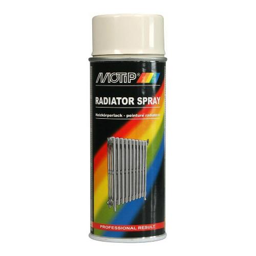 Peinture Auto Peinture Radiateur Ral1013 Blanc Perle Brillant Spray 400ml Motip
