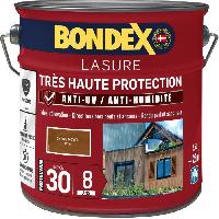 Peinture - Revetement Mur Sol Plafond BONDEX - Lasure 8 ans - Indice 30 - Chene Moyen - Satin - 2.5L