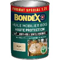 Peinture - Revetement Mur Sol Plafond Huile mobilier incolore - BONDEX - 441376 - Mat - 1.2 L