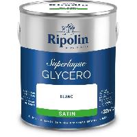 Peinture - Revetement Mur Sol Plafond Laque glycéro - RIPOLIN - 447559 - Blanc - Satin - 2 L