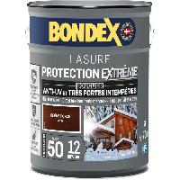 Peinture - Revetement Mur Sol Plafond Lasure pour bois protection extreme 12 ans chene fonçé 5L Bondex