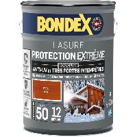 Peinture - Revetement Mur Sol Plafond Lasure pour bois protection extreme 12 ans teck 5L Bondex