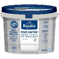 Peinture - Revetement Mur Sol Plafond Peinture murs et plafonds parfait - RIPOLIN - 441726 - Blanc - Mat - 10 L