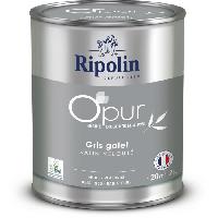 Peinture - Revetement Mur Sol Plafond Peinture O'PUR murs. boiseries et radiateurs - RIPOLIN - 472824 - Gris galet - Satin veloute - 2 L