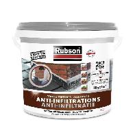 Peinture - Revetement Mur Sol Plafond Revetement imperméable - RUBSON - Anti-infiltrations - 1kg - 100% Silicone - Résistant aux UV