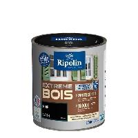 Peinture - Revetement Mur Sol Plafond RIPOLIN Peinture Bois Satin Haute Protection 10 ans qui Protege et Magnifie vos Bois - Noir