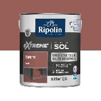 Peinture - Revetement Mur Sol Plafond RIPOLIN Peinture pour sol intérieur et extérieur - Tomette satin - 2.5 L