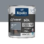 Peinture - Vernis - Traitement (lasure - Effets Decoratifs) Peinture sol haute resistance satin gris loft 2.5L Ripolin