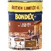 Peinture - Vernis - Traitement (lasure - Effets Decoratifs) Lasure protection de bois - Chene moyen - Mat - BONDEX - 4 L