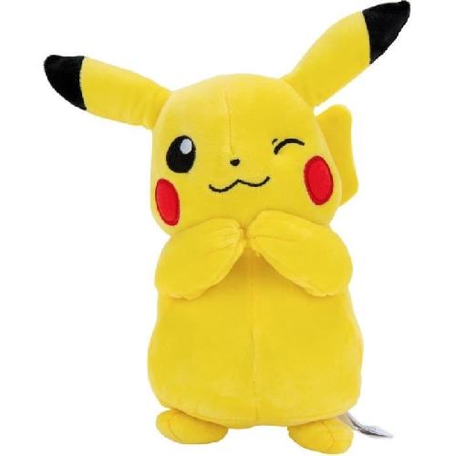 Peluche Peluche - BANDAI - PIKACHU - 20CM - Jaune - Pour enfants a partir de 2 ans