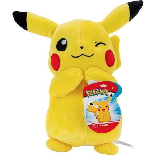 Peluche Peluche - BANDAI - PIKACHU - 20CM - Jaune - Pour enfants a partir de 2 ans